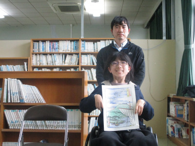 6保護者の方と満足そうな笑み