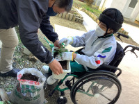 ⑤土をかぶせて完成！