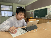 遠隔操作での案内の様子②