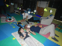 クールダウンの様子